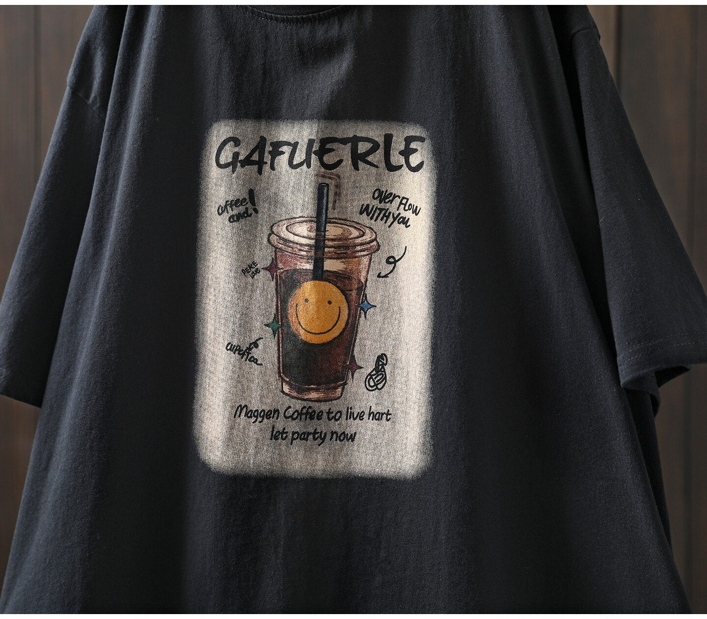 レディース シャツ Tシャツ 半袖 プリント ゆったり コットン 綿 春夏 カジュアル 体型カバー おしゃれ 前開き 春 夏 ラウンドネック シンプル 黒 プルオーバー