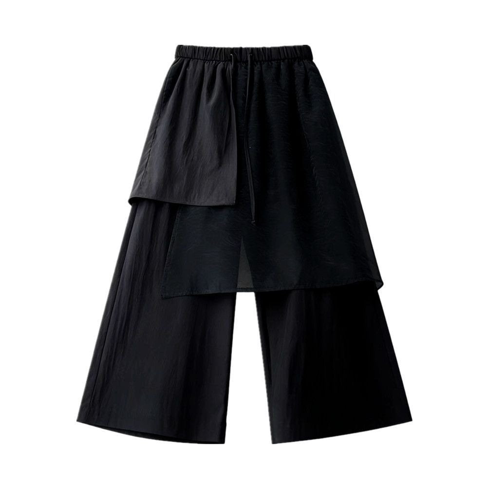 パンツ ワイド 春夏 カジュアル きれいめ 通勤 春 夏 ハイウエスト ポリエステル