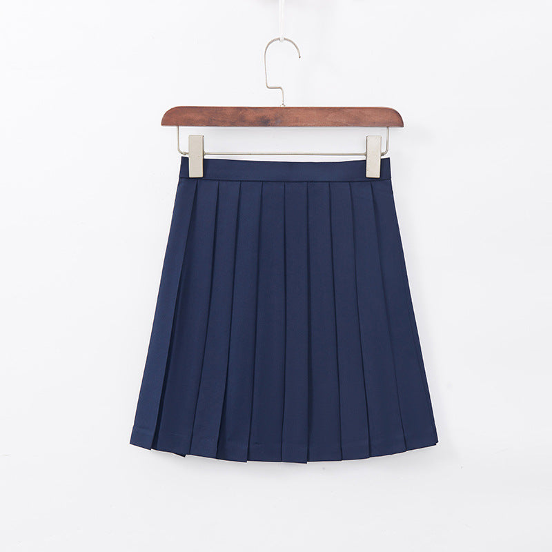 レディース スカート 長袖 ミニ 海 スーツ フェミニン 制服 ポリエステル