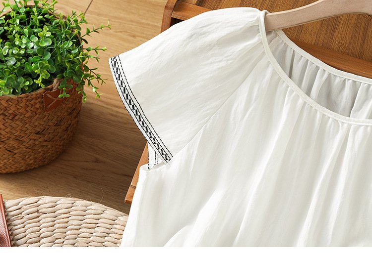 レディース トップス Tシャツ 半袖 無地 ゆったり コットン 綿 春夏 カジュアル きれいめ 通勤 体型カバー 春 夏 レース シンプル 刺繍 シャツ 個性的 レギュラー