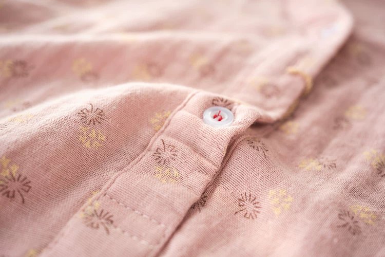 レディース シャツ トップス 半袖 プリント ゆったり コットン 綿 夏 カジュアル 体型カバー 韓国風 春夏 前開き Vネック バイカラー