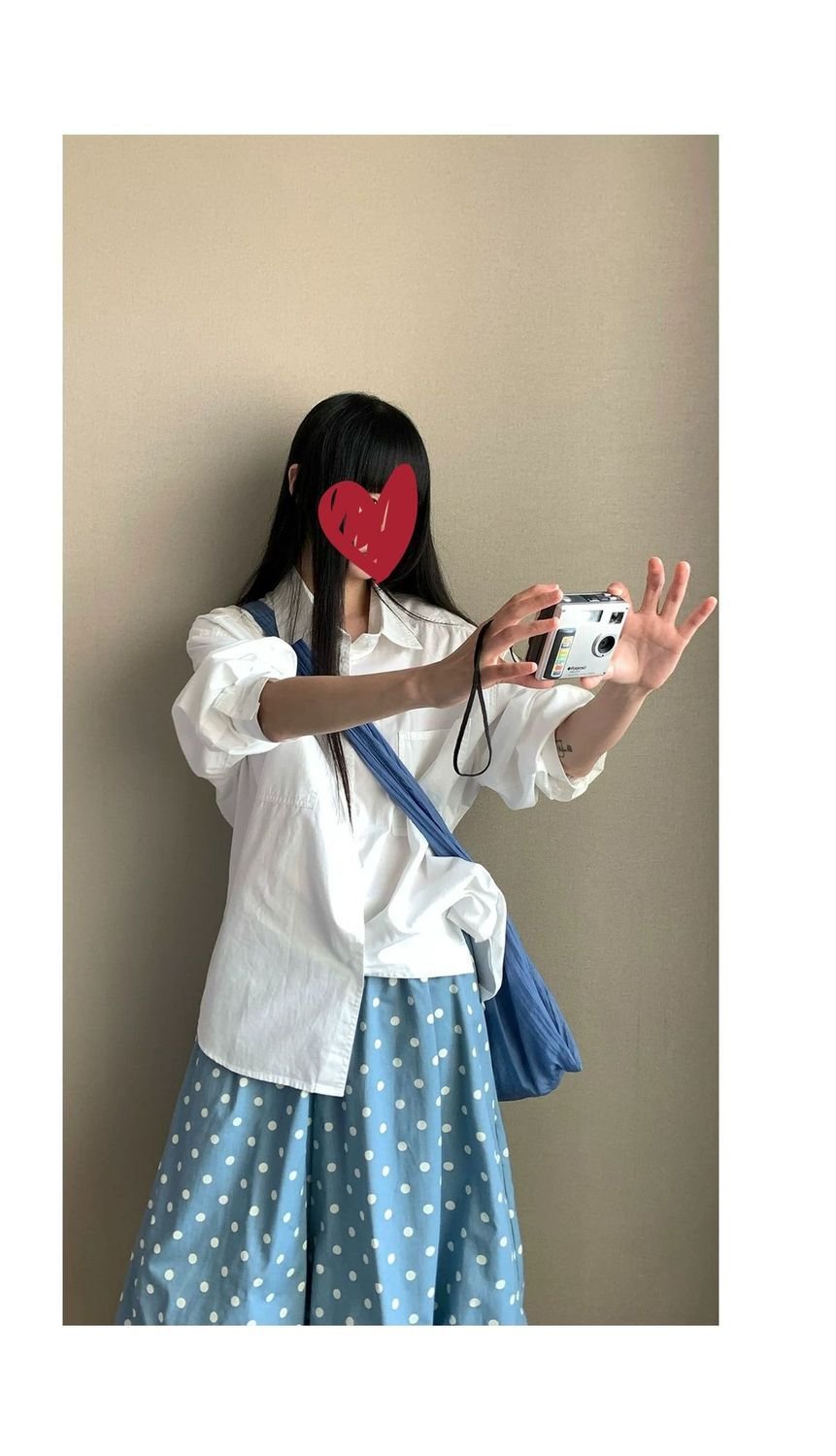 パンツ スカート ドット柄 春夏 カジュアル 体型カバー 春 夏 韓国ファッション ロング 切り替えデザイン ポリエステル ドット
