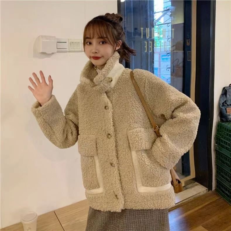 レディース コート ジャケット 長袖 無地 ゆったり 秋冬 秋 ホワイト シンプル 冬 ファー ウール 厚手 オフホワイト ピンク アプリコット ストレッチ グリーン