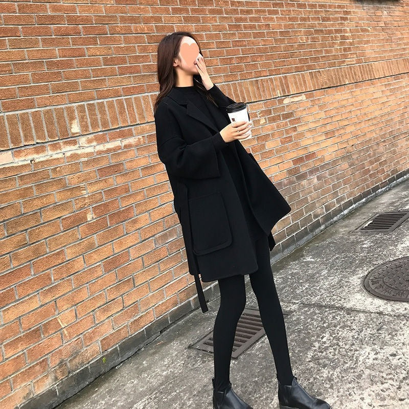 レディース コート アウター 上着 共布ベルト 共布ベルト付き メリハリ シンプル 長袖 Aライン ポケット ハイウエスト 前開き かわいい 大人可愛い きれいめ シンプル カジュアル おしゃれ かっこいい こなれ感 ラフ 主役級 存在感 抜け感 キュート ベーシック ナチュラル シック 無地 秋 冬 デート お出かけ 女子会 休日 ショッピング カフェ モノトーン 重ね着 体型カバー 脚長 普段使い 着回し レイヤード スタイリッシュ スタイルアップ S M L XL 2XL ブラック