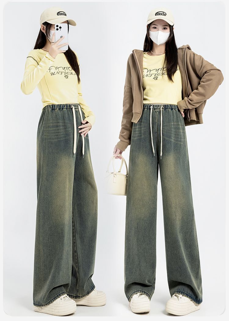 レディース パンツ ボトムス 部屋着 Gパン ワイドパンツ デニムパンツ フルレングス ワイド ストレート ドロスト デニム ブルーデニム 大人可愛い きれいめ シンプル カジュアル おしゃれ レトロ こなれ感 ラフ 存在感 ベーシック アメリカン ナチュラル 無地 春 秋 ロングシーズン 母の日 授業参観 ママ マタニティ お出かけ 公園 女子会 休日 ガーデン ショッピング お花見 カフェ ランチ お家時間 普段使い 定番 M L XL 2XL 大きいサイズ ブラック グレー ブルー ベーシックカラー