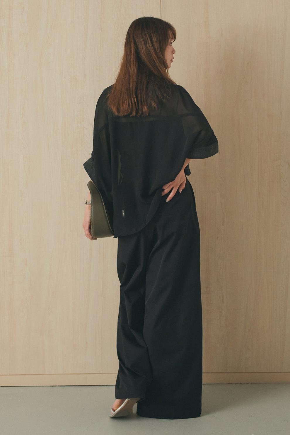レディース トップス 半袖 無地 ゆったり デニム 春夏 カジュアル きれいめ 通勤 春 夏 シンプル 上品 都会的 配色