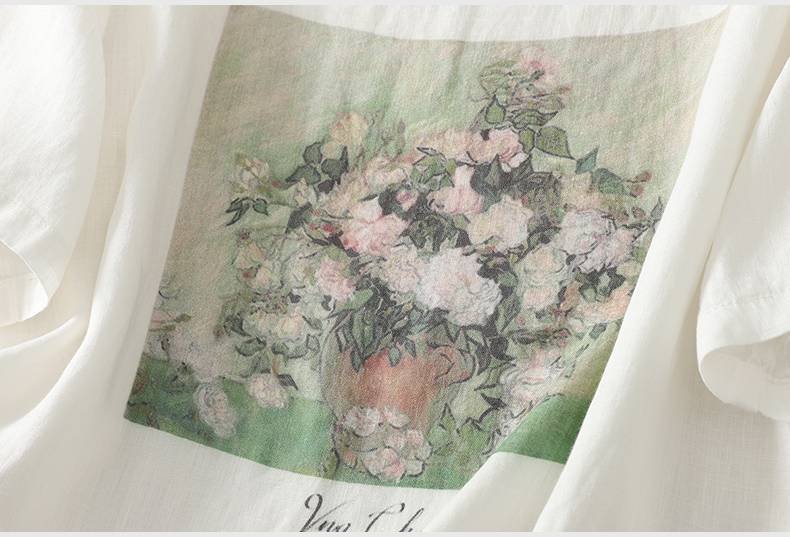 レディース トップス Tシャツ ニット 半袖 プリント コットン 綿 リネン 春夏 きれいめ 通勤 デニム 春 夏 シャツ プルオーバー 丸首