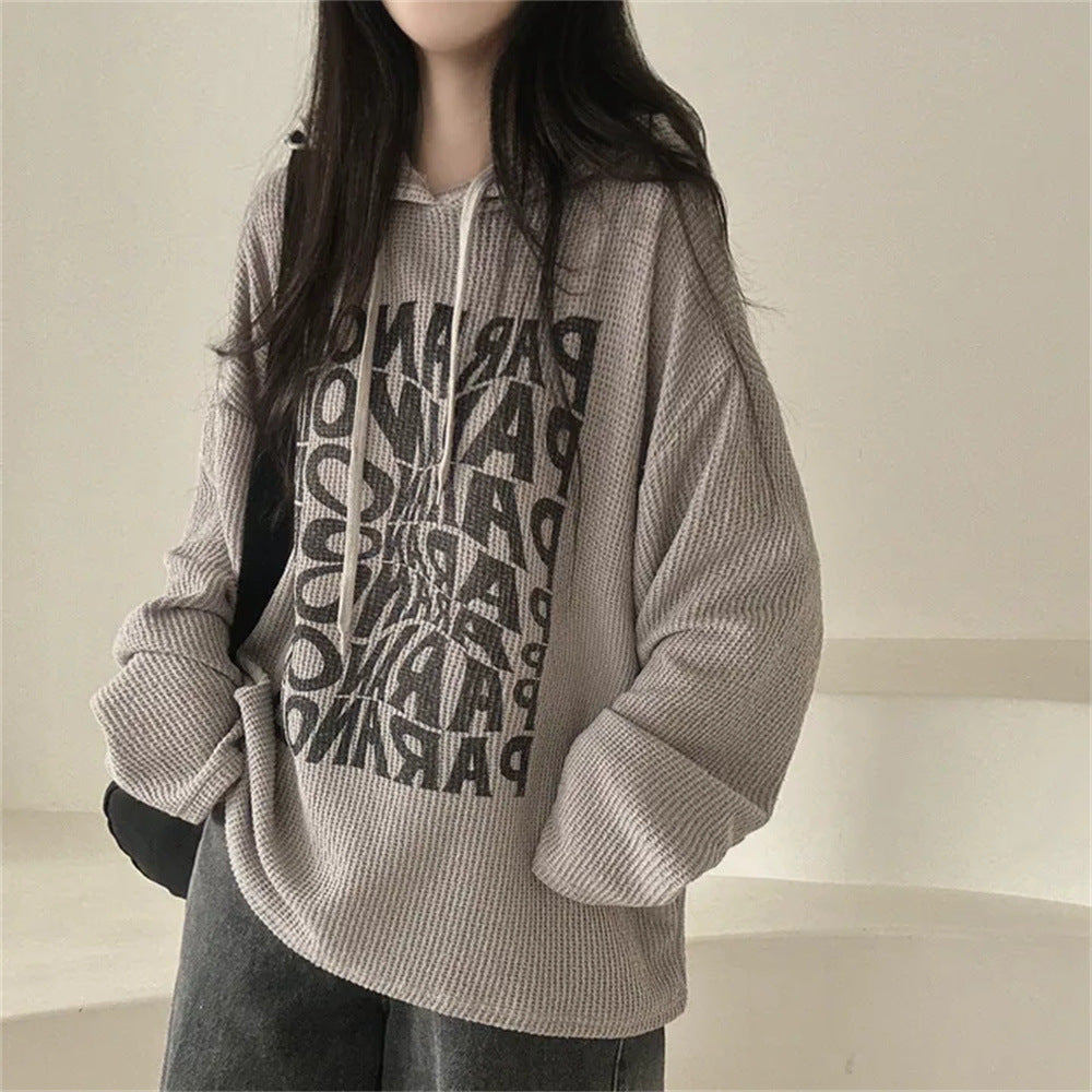 レディース トップス プルオーバー パーカー ミドル丈 長袖 ドロップショルダー 萌袖 フード ワイド Iライン 大人可愛い シンプル カジュアル おしゃれ かっこいい こなれ感 個性的 主役級 存在感 抜け感 ヴィンテージ 都会的 ベーシック ロゴ 春 秋 ロングシーズン ママ デート お出かけ アウトドア 旅行 女子会 重ね着 韓国 オルチャン 楽ちん 体型カバー 普段使い 着回し モテ トレンド 流行 インスタ映え M L XL 2XL 3XL 大きいサイズ 黒 春カラー