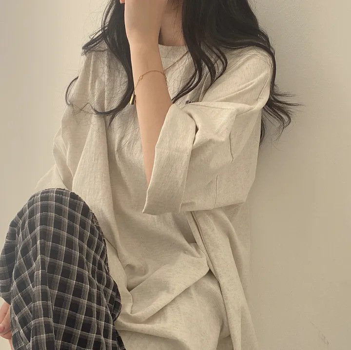 レディース Tシャツ 半袖 ゆったり コットン 綿 春夏 カジュアル 春 夏 ラウンドネック シャツ