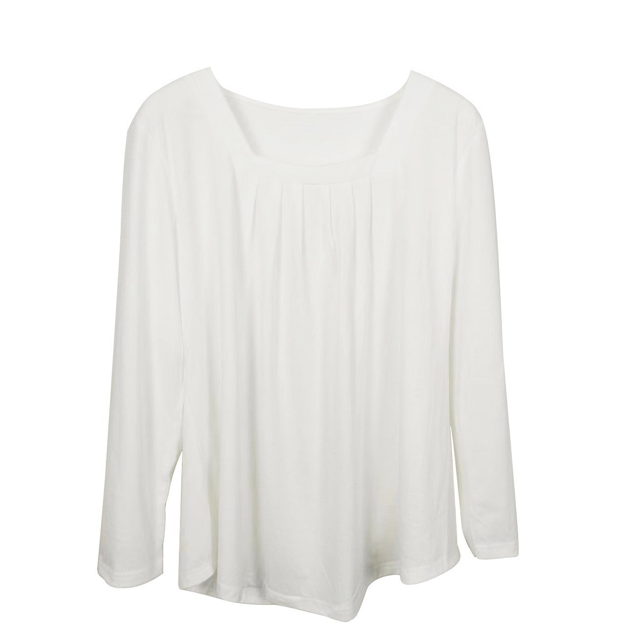 レディース トップス カットソー チュニック Tシャツ ロング 長袖 スクエアネック フェミニン タック タックプリーツ かわいい 大人可愛い きれいめ シンプル カジュアル 上品 おしゃれ こなれ感 ガーリー 抜け感 ベーシック 無地 春 秋 学生 学校 通学 デート お出かけ お泊まり 女子会 休日 高原 ガーデン ショッピング カフェ 普段使い 着回し 定番 S M L XL 2XL 3XL 4XL 5XL 大きいサイズ ゆったり ホワイト ブラック グレー ピンク ブルー ワインレッド グリーン