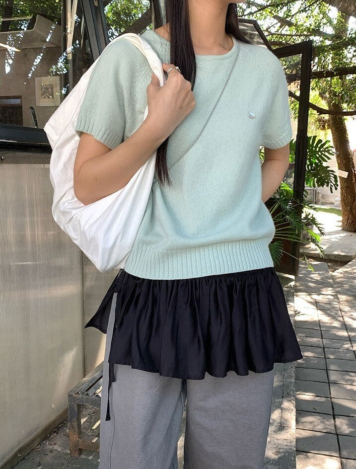 レディース 巻きスカート レイヤードスタイル 付け裾 スカート ミニ ウエストリボン ギャザー かわいい 大人可愛い シンプル カジュアル おしゃれ かっこいい こなれ感 ラフ 主役級 存在感 抜け感 キュート オールシーズン ロングシーズン シーズンレス デート お出かけ イベント 女子会 休日 ショッピング カフェ モノトーン 重ね着 体型カバー 普段使い 着回し レイヤード トレンド 流行 インスタ映え スタイルアップ スタイリッシュ フリーサイズ ワンサイズ ブラック ホワイト グレー