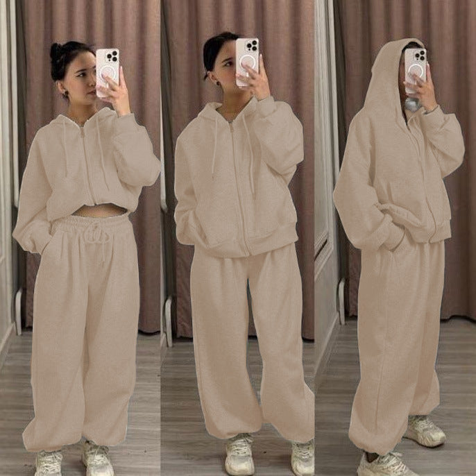 レディース トップス セーター パーカー セットアップ ジョガーパンツ ロング 長袖 ドロップショルダー フード ワイド オーバーサイズ ファスナー ポケット 前開き 大人可愛い おしゃれ かっこいい こなれ感 ラフ 個性的 主役級 存在感 無地 秋 冬 ロングシーズン ママ お出かけ 旅行 ジム 公園 女子会 韓国 オルチャン 楽ちん 体型カバー 普段使い インスタ映え S M L XL 2XL 3XL 大きいサイズ ゆったり ゆる 黒 ブラック グレー ワインレッド ネイビー