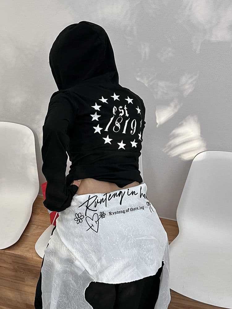 レディース トップス Tシャツ カットソー 長袖 プリント スリム コットン 綿 夏 秋冬 カジュアル 春夏 ホワイト 膝丈 秋 タイト 冬 ブラック 細身 シャツ フード タイ ストレッチ 着痩せ