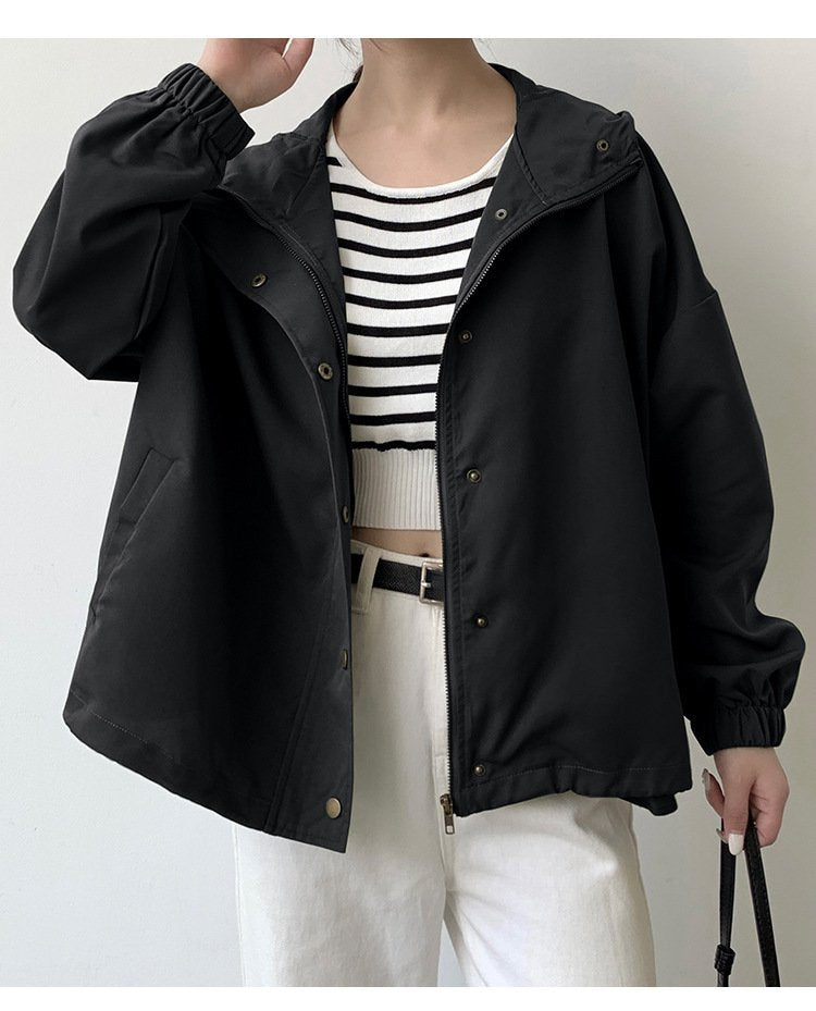 レディース ジャケット 長袖 無地 ゆったり コットン 綿 春夏 カジュアル 体型カバー Vネック 春 ショート 夏 膝丈 シンプル ボタン