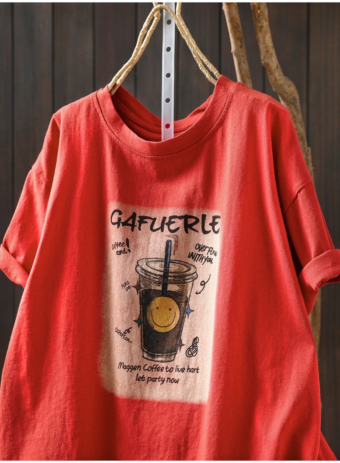 レディース シャツ Tシャツ 半袖 プリント ゆったり コットン 綿 春夏 カジュアル 体型カバー おしゃれ 前開き 春 夏 ラウンドネック シンプル 黒 プルオーバー