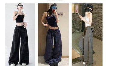 レディース パンツ ボトムス ロングパンツ ワイドパンツ ロング ワイド ストレート 裾ワイド ポケット ハイウエスト ウエストゴム 薄手 大人可愛い おしゃれ かっこいい エキゾチック こなれ感 ラフ ボーイッシュ 個性的 主役級 存在感 ロゴ 春 夏 秋 冬 オールシーズン ママ デート お出かけ お泊まり 旅行 ジム 公園 女子会 韓国 オルチャン 楽ちん 体型カバー 普段使い インスタ映え S M L XL 大きいサイズ ゆったり ゆる 黒 ブラック グレー ライトグレー