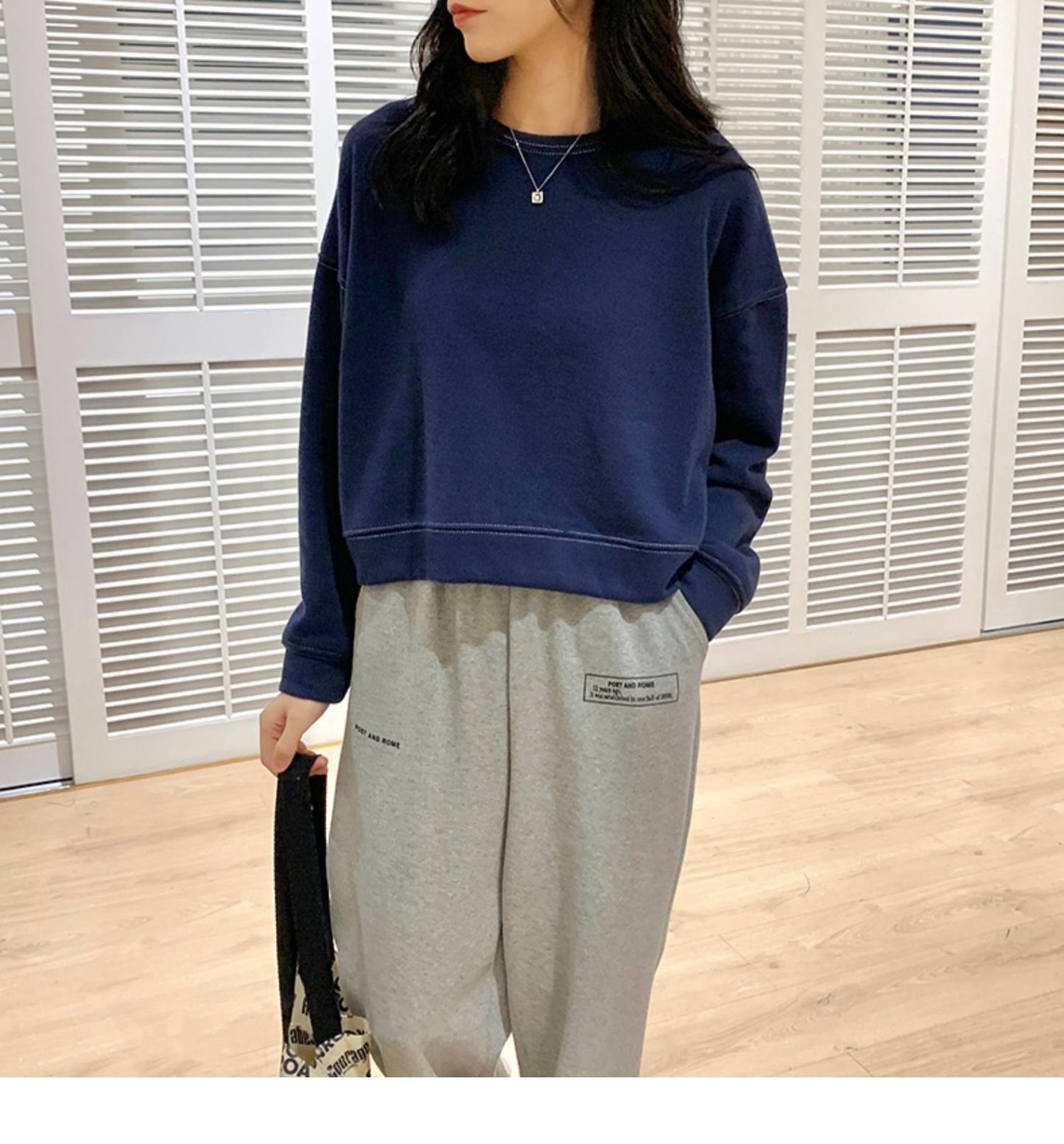 レディース トップス 長袖 ゆったり コットン 綿 春 秋冬 カジュアル 春夏 ショート ラウンドネック 秋 冬 裏起毛 プルオーバー タイ