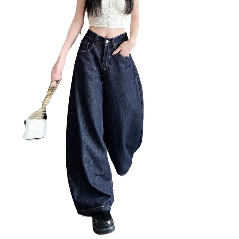 レディース パンツ ゆったり ワイド コットン 綿 春 秋冬 カジュアル 秋 冬 ロング ストレート ロングパンツ