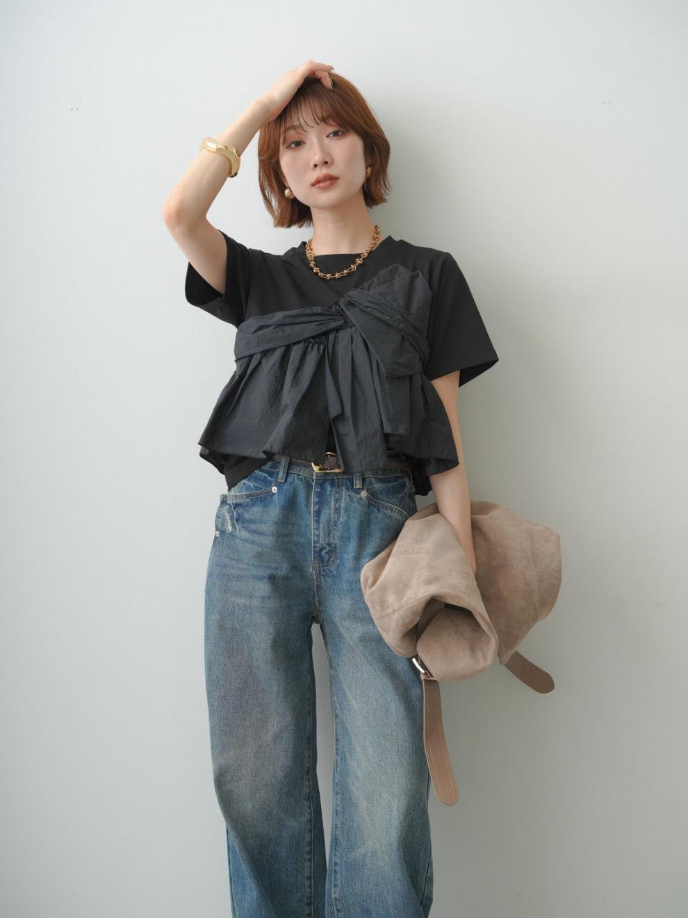 レディース トップス Tシャツ 半袖 無地 コットン 綿 春夏 春 白 夏 シンプル 上品 シャツ 襟付き