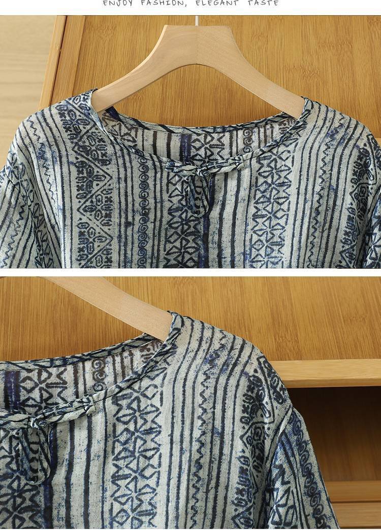 トップス Tシャツ 半袖 プリント ゆったり コットン 綿 春夏 きれいめ 通勤 体型カバー 春 夏 シャツ 脚長 タイ ヴィンテージ