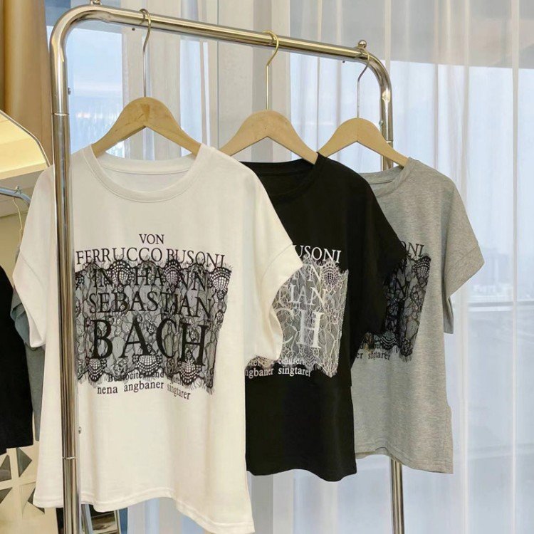 レディース Tシャツ 半袖 ゆったり コットン 綿 夏 きれいめ 通勤 体型カバー 春夏 膝丈 ラウンドネック シャツ ストレッチ