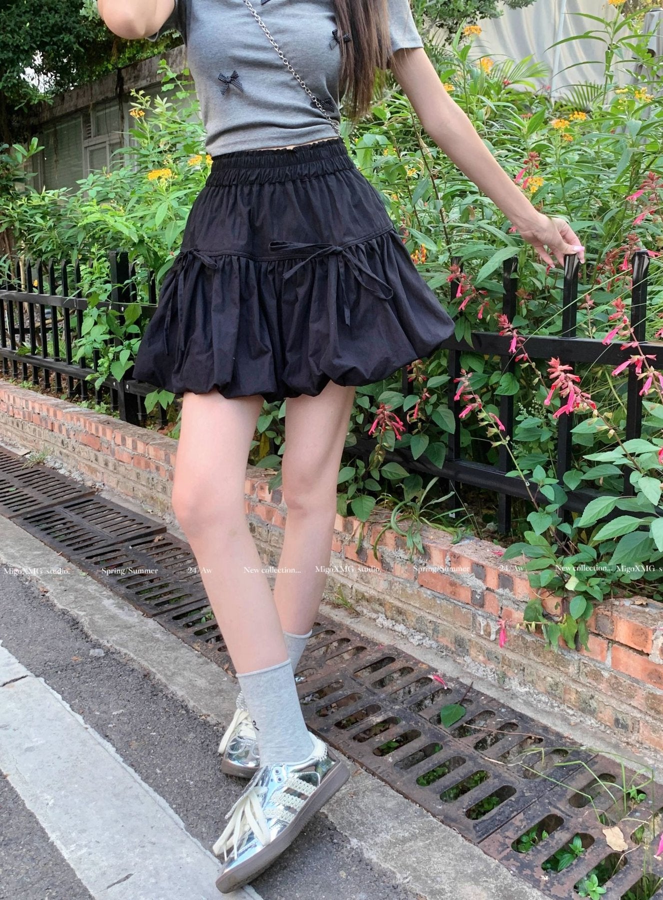 レディース スカート 無地 スリム 春夏 ボトムス ミニ 春 フレア 夏 ホワイト シンプル ブラック Aライン ハイウエスト フェミニン 蝶 フレアスカート ポリエステル