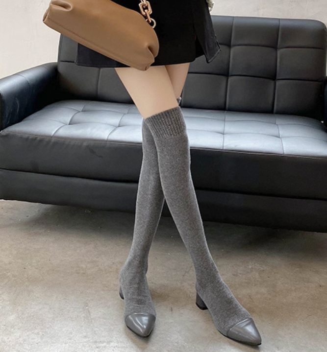 レディース ブーツ ニーハイブーツ 5cm 3cm 美脚 脚長 かわいい 大人可愛い きれいめ シンプル カジュアル 上品 おしゃれ エレガント 主役級 存在感 こなれ感 無地 春 秋 冬 無地 デート お出かけ パーティー イベント リゾート 旅行 ホテル レストラン 休日 普段使い 韓国 高見え 格上げ モテ 22.5cm 23.0cm 23.5cm 24.0cm 24.5cm 黒 ブラック グレー