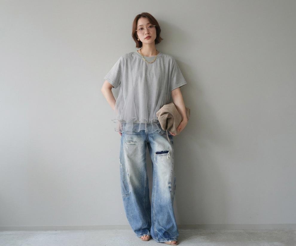 レディース トップス Tシャツ 半袖 無地 春夏 レトロ 通勤 春 重ね着 夏 シンプル シャツ 丸首