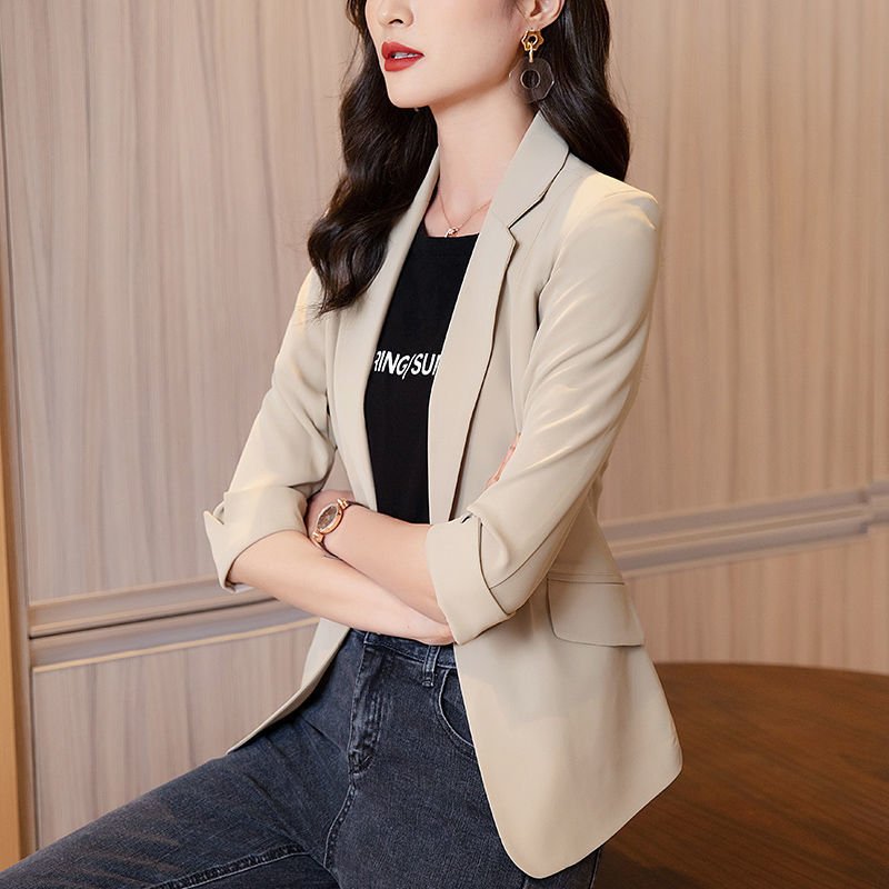 レディース ジャケット 無地 ゆったり スリム 春夏 カジュアル きれいめ 通勤 体型カバー 春 ショート 夏 秋 シンプル 冬 レザー 薄手 襟付き 都会的 レギュラー ポリエステル 秋冬