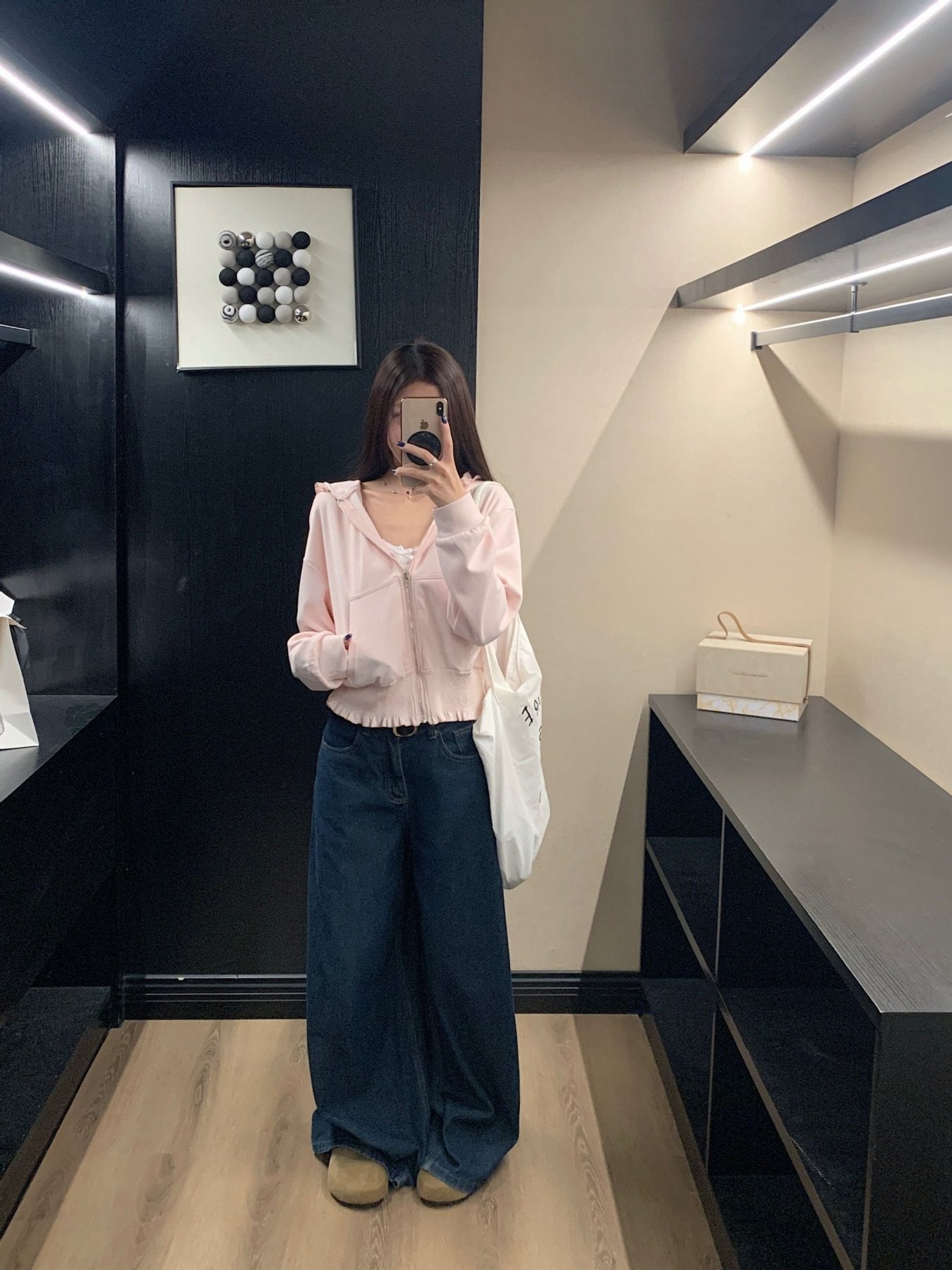 レディース トップス パーカー 長袖 無地 ゆったり 春夏 きれいめ 体型カバー 春 ショート 夏 シンプル 上品 フリル ラフ ピンク フード