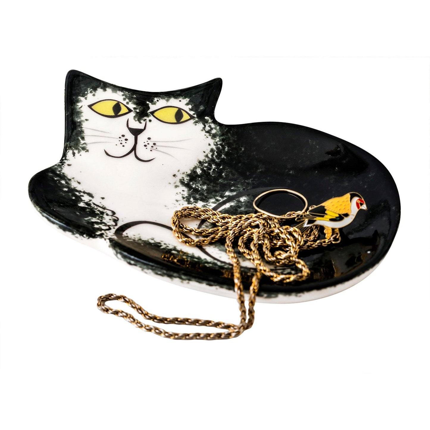 トレイ Hannah Turner Trinket Dish 動物 BLACKxWHITE