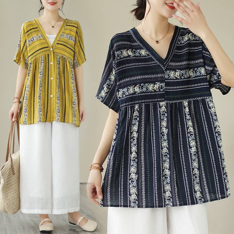 シャツ トップス Tシャツ 半袖 ボーダー ストライプ ゆったり スリム コットン 綿 デニム 春夏 カジュアル きれいめ 通勤 おしゃれ 前開き 春 夏 韓国ファッション ニット カーディガン リバーシブル