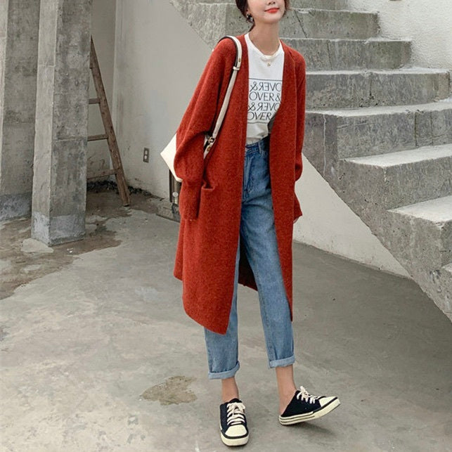 レディース トップス ニット カーディガン ロング 長袖 ストレート Iライン フェミニン ストリート ポケット 前開き 大人可愛い きれいめ シンプル カジュアル 上品 おしゃれ こなれ感 ガーリー クラシカル ベーシック アクティブ ナチュラル シック 無地 秋 冬 お出かけ カフェ ランチ 重ね着 暖かい 防寒 体型カバー 普段使い 着回し レイヤード ゆったり ゆる フリーサイズ ワンサイズ 白 ホワイト 黒 ブラック グレー ベージュ ピンク オレンジ 水色 ブルー ネイビー ライトブルー 青