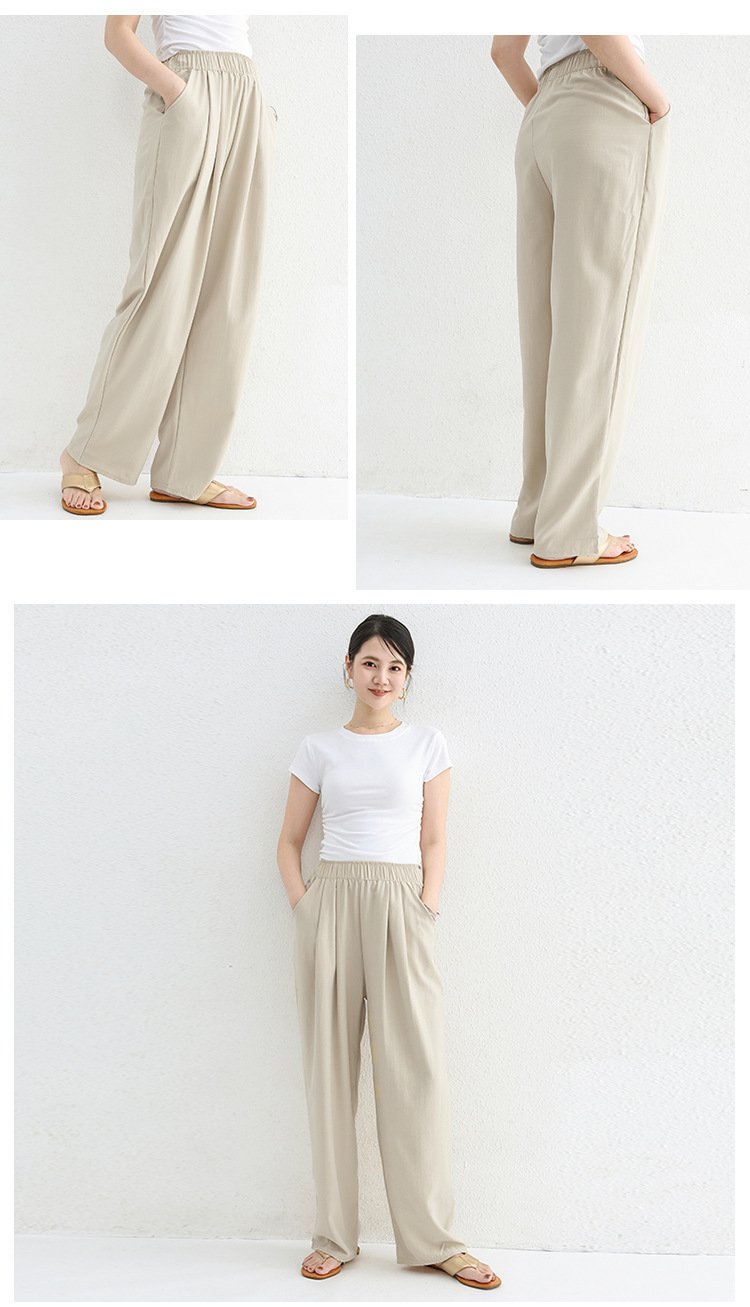 レディース パンツ ゆったり 春夏 カジュアル 春 夏 ポリエステル