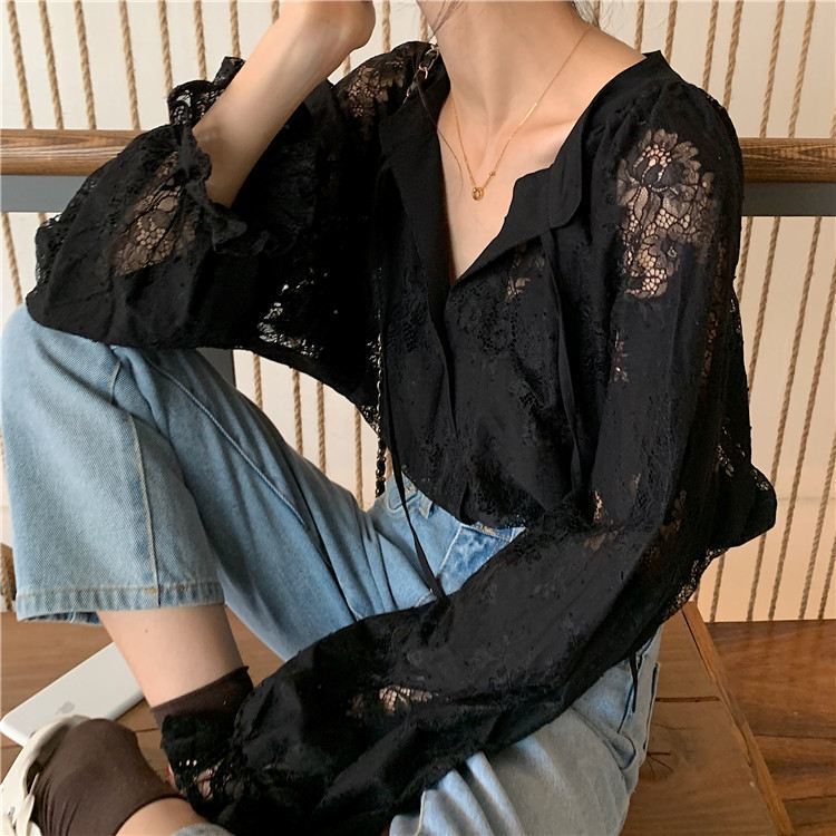 レディース トップス シャツ ブラウス 長袖 ボリューム袖 フリル袖 バルーン袖 フェミニン レース 刺繍 前開き 透け感 シースルー ヴィンテージ かわいい 大人可愛い きれいめ おしゃれ ガーリー エレガント ラブリー キュート ロリータ ロマンティック ナチュラル 花柄 フラワー 春 秋 デート お出かけ イベント 女子会 休日 カフェ 普段使い 着回し レイヤード トレンド 流行 インスタ映え M L XL 2XL 3XL 4XL 小さいサイズ 大きいサイズ ビッグ ゆったり ゆる 黒 ブラック
