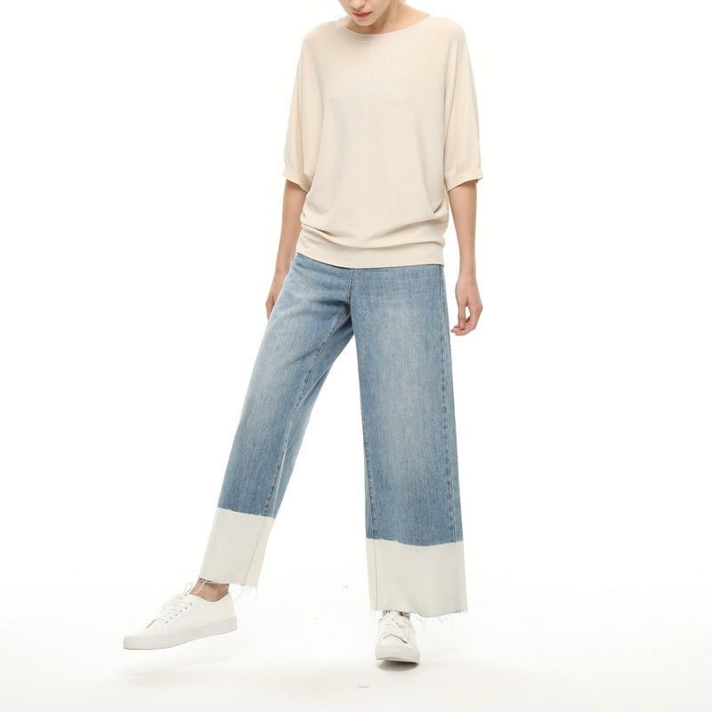 レディース トップス カットソー Tシャツ 5分袖 ドルマンスリーブ ボートネック フェミニン 大人可愛い きれいめ シンプル カジュアル 上品 おしゃれ レトロ こなれ感 ガーリー クール 抜け感 クラシカル ベーシック アクティブ ナチュラル シック 無地 春 夏 秋 お出かけ リゾート 旅行 公園 女子会 休日 高原 ショッピング カフェ ランチ 体型カバー 普段使い 着回し トレンド 流行 ゆったり ゆる フリーサイズ ワンサイズ 白 ホワイト 黒 ブラック 黄色 イエロー オフホワイト ピンク