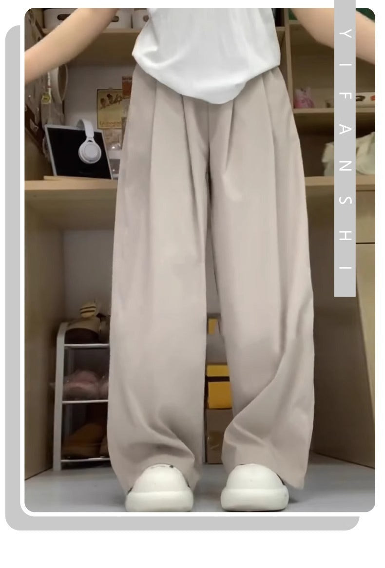レディース パンツ ボトムス ロングパンツ ワイドパンツ ロング ワイド ストレート Iライン 裾ワイド ポケット ハイウエスト ウエストゴム 薄手 大人可愛い おしゃれ かっこいい こなれ感 ラフ 個性的 主役級 存在感 無地 春 夏 秋 冬 オールシーズン ママ ビジネス デート お出かけ お泊まり 旅行 ジム 公園 女子会 韓国 オルチャン 楽ちん 体型カバー 普段使い インスタ映え S M L XL 大きいサイズ ゆったり ゆる 黒 ブラック グレー ワインレッド