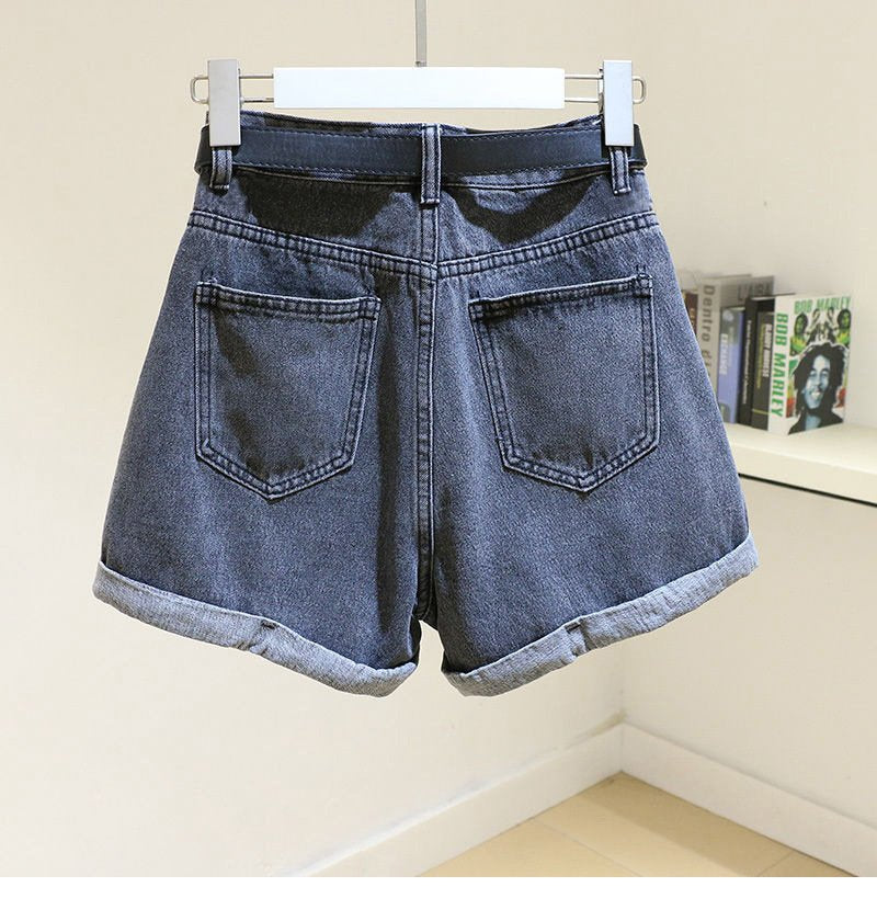 レディース パンツ スリム デニム 夏 きれいめ 通勤 ショート ショートパンツ ハイウエスト