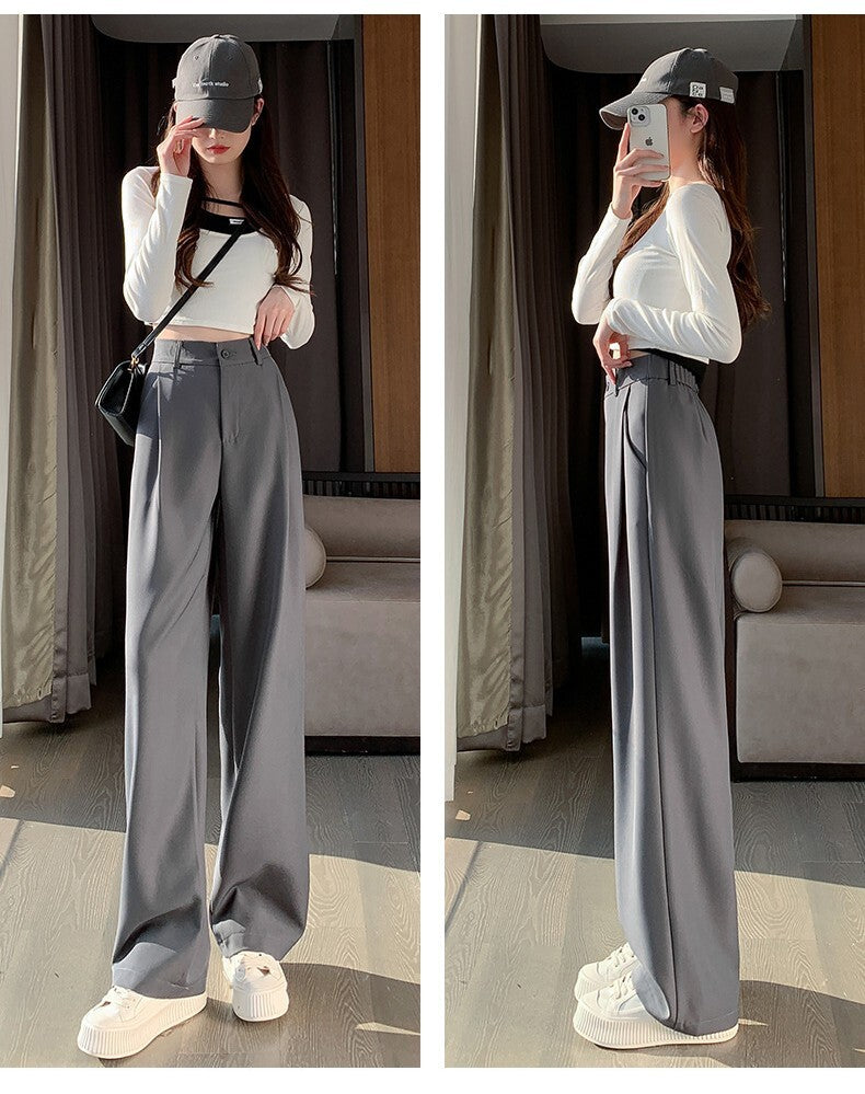 レディース パンツ ボトムス ストレートパンツ ロングパンツ ワイドパンツ タックパンツ ワイド タック ファスナー ポケット ハイウエスト コンサバ ボタン 大人可愛い きれいめ シンプル カジュアル おしゃれ こなれ感 クール ナチュラル 無地 春 秋 ママ OL 通勤 学生 学校 通学 デート お出かけ 旅行 レストラン 公園 女子会 休日 ホテル ショッピング お花見 カフェ モノトーン 体型カバー 脚長 普段使い 着回し S M L XL 2XL 大きいサイズ ブラック グレー ベーシックカラー