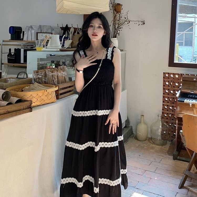 ワンピース ノースリーブ 春夏 ミニ 袖なし プリーツ 可愛い 春 夏 黒 リゾート ロング セットアップ