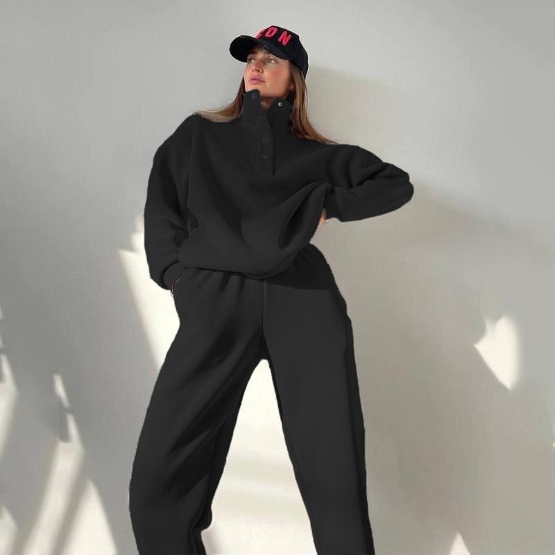 レディース トップス パンツ ボトムス ルームウェア 部屋着 セットアップ ミディアム テーパードパンツ ロング アンクル丈 長袖 ドロップショルダー 襟付き スタンドカラー ストリート ポケット ボタン アメカジ シンプル カジュアル おしゃれ かっこいい こなれ感 ラフ ボーイッシュ ベーシック 無地 春 秋 ママ 学生 学校 通学 部活 お出かけ アウトドア 旅行 ジム 公園 休日 韓国 オルチャン コーデ 体型カバー 普段使い 着回し S M L XL ホワイト ブラック グレー ベージュ