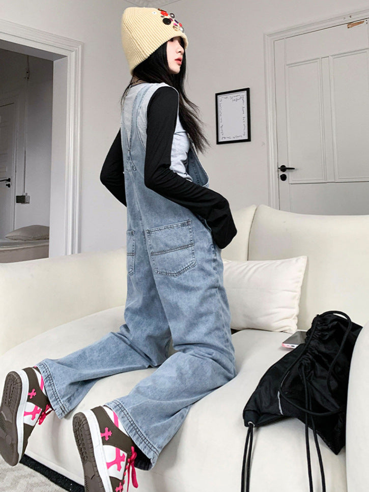 レディース パンツ ゆったり コットン 綿 デニム 秋冬 秋 大きいサイズ 冬 ストレート デニムパンツ