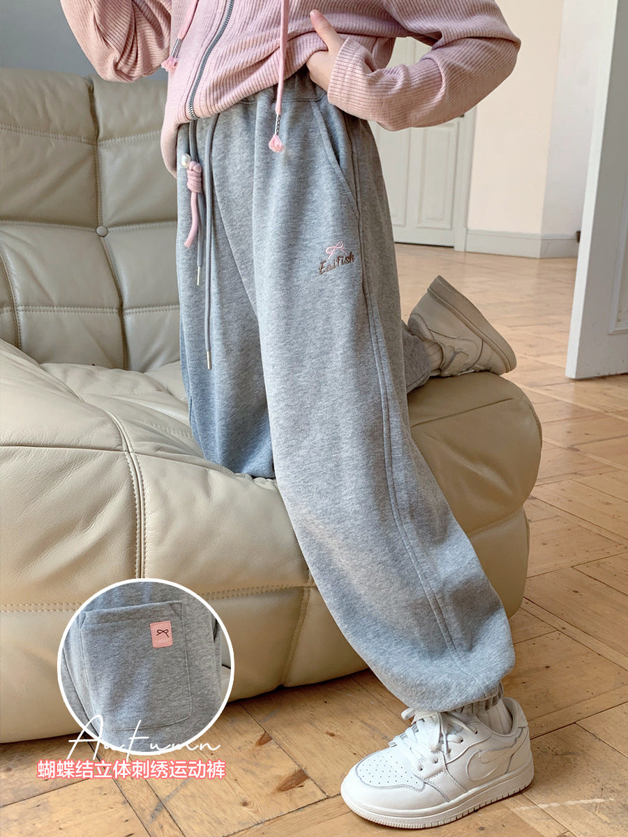 レディース パンツ ゆったり 春 秋 カジュアル ボトムス ロング ロングパンツ スウェットパンツ スウェット