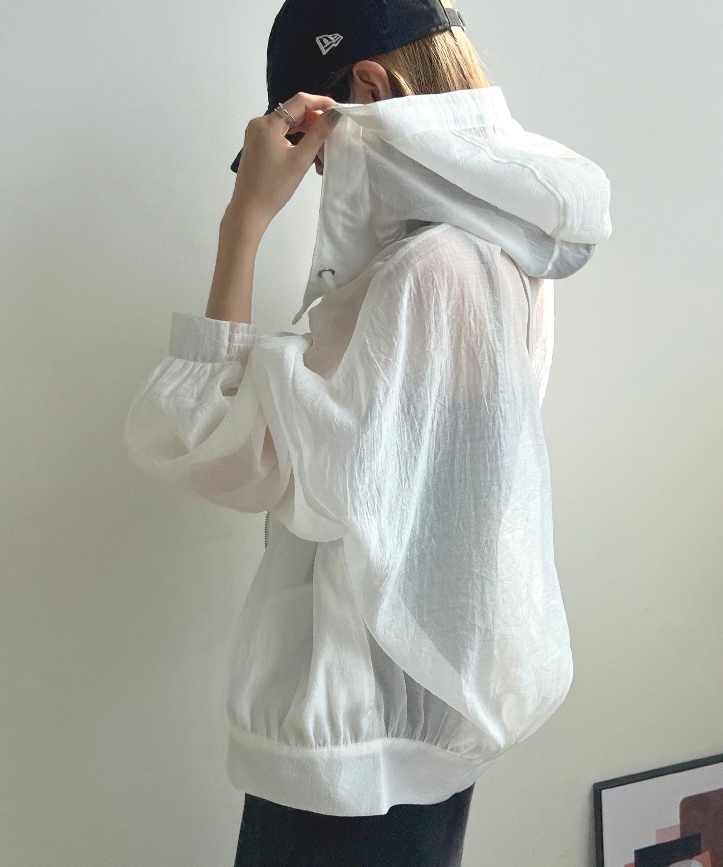 レディース シャツ 長袖 ゆったり 春夏 前開き 春 夏 薄手 ストレッチ UVカット