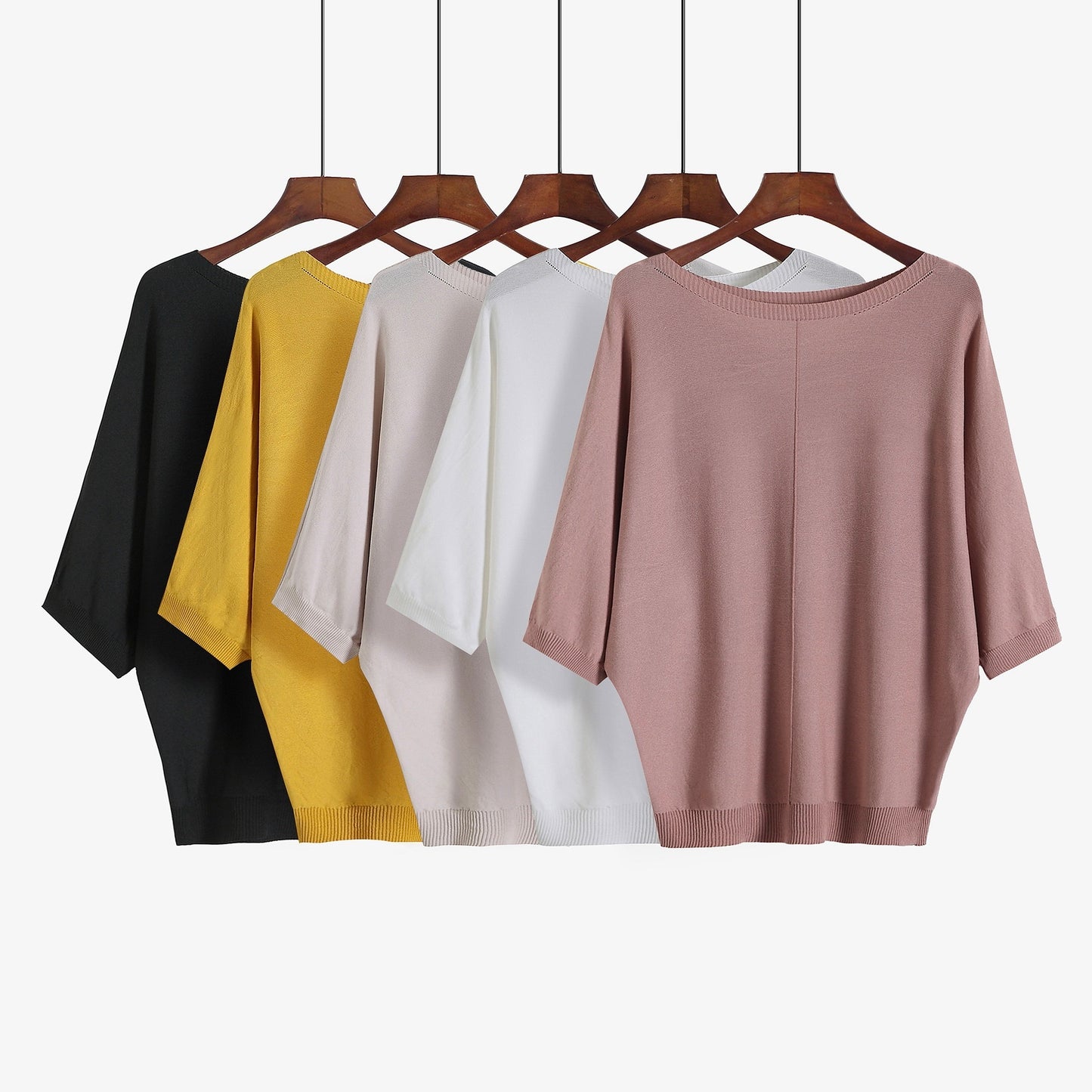 レディース トップス カットソー Tシャツ 5分袖 ドルマンスリーブ ボートネック フェミニン 大人可愛い きれいめ シンプル カジュアル 上品 おしゃれ レトロ こなれ感 ガーリー クール 抜け感 クラシカル ベーシック アクティブ ナチュラル シック 無地 春 夏 秋 お出かけ リゾート 旅行 公園 女子会 休日 高原 ショッピング カフェ ランチ 体型カバー 普段使い 着回し トレンド 流行 ゆったり ゆる フリーサイズ ワンサイズ 白 ホワイト 黒 ブラック 黄色 イエロー オフホワイト ピンク