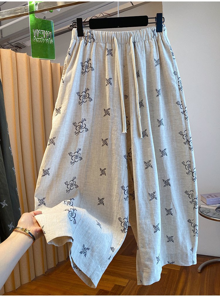 レディース パンツ ゆったり ワイド リネン デニム 春夏 きれいめ レトロ 通勤 着回し 春 夏 ワイドパンツ 薄手 都会的