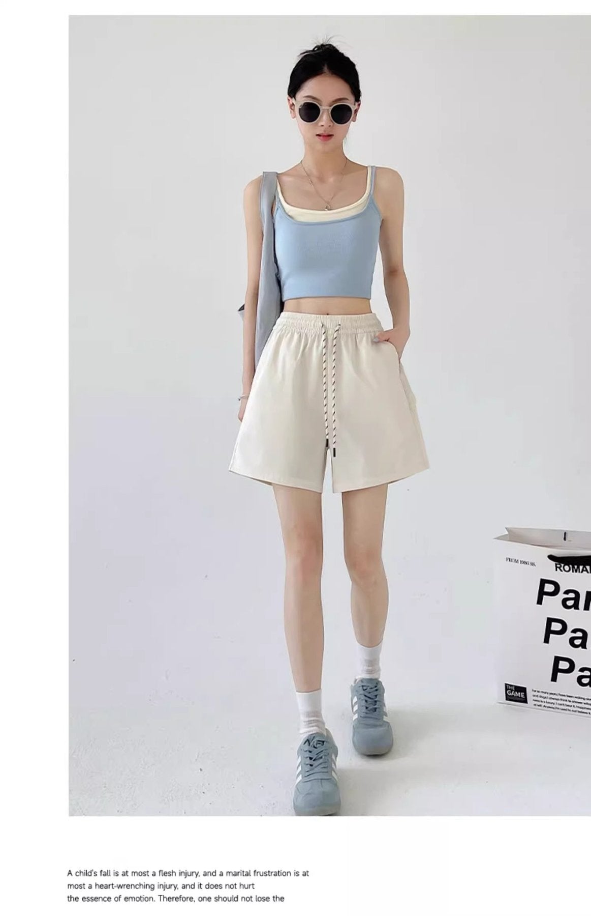 レディース パンツ ゆったり 春夏 カジュアル アメリカン 春 ショート 夏 ショートパンツ Aライン 切り替えデザイン タイ 速乾 ポリエステル