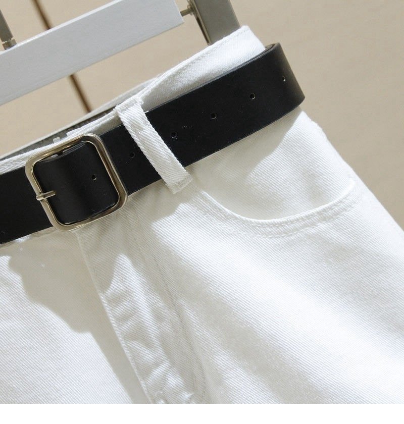 レディース パンツ スリム デニム 夏 きれいめ 通勤 ショート ショートパンツ ハイウエスト