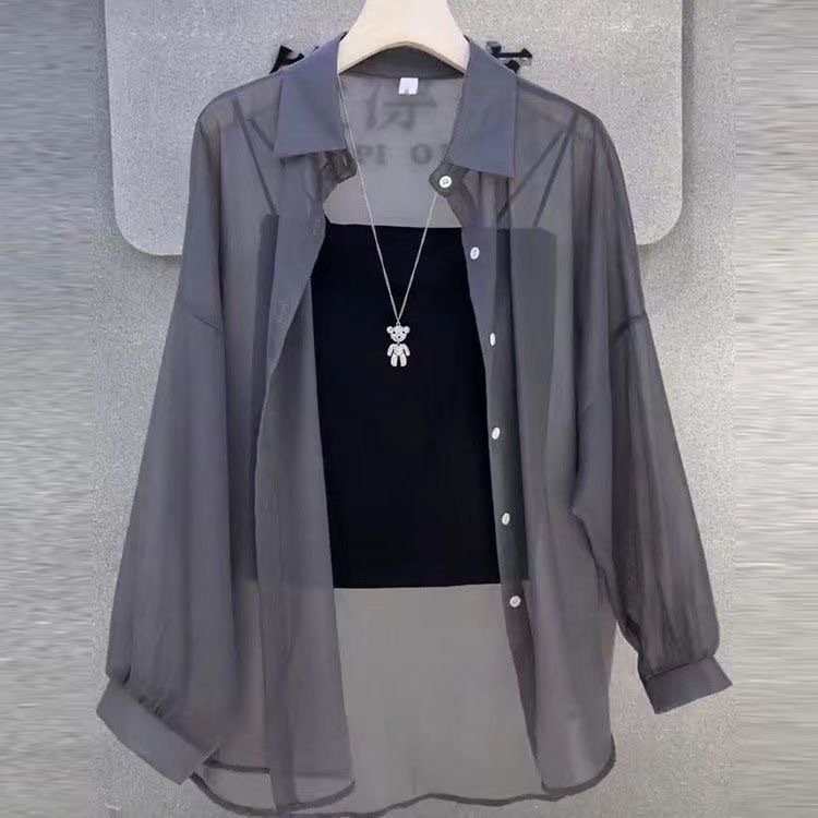 レディース シャツ ジャケット ノースリーブ 春夏 きれいめ 体型カバー 前開き 袖なし 春 夏 上品 シフォン 薄手 切り替えデザイン 襟付き ポリエステル