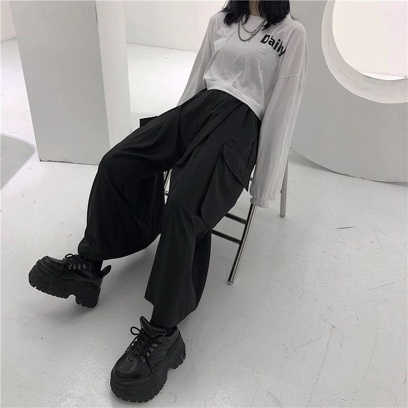 レディース パンツ スカート ゆったり ワイド デニム 春夏 きれいめ 通勤 大きいサイズ 春 夏 黒 ロング ワイドパンツ ポケット ハイウエスト タイ 都会的 ポリエステル